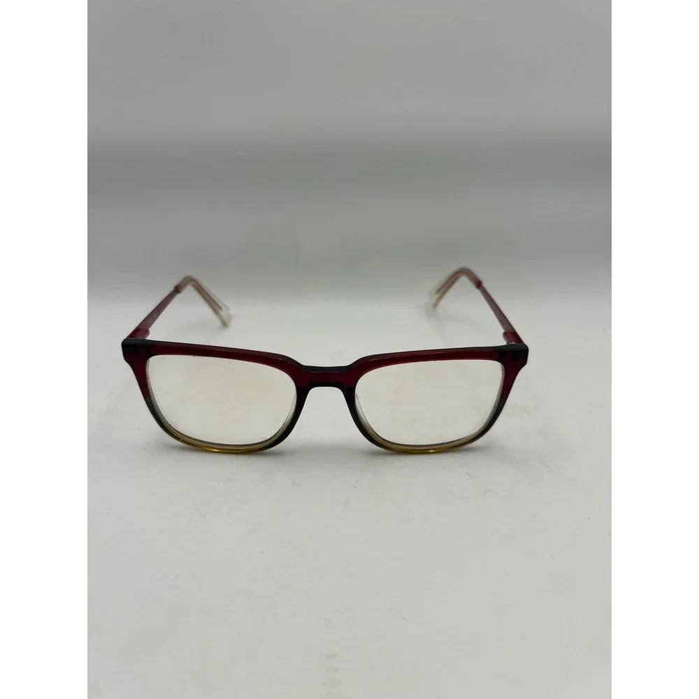 Cole Haan‎ Square Eyeglasses Burgundy Olive Green Gradient Frames CH5001